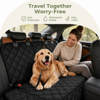 DogBedHouse Waterproof & Stain-Resistant Car Seat Cover (Universal Fit)