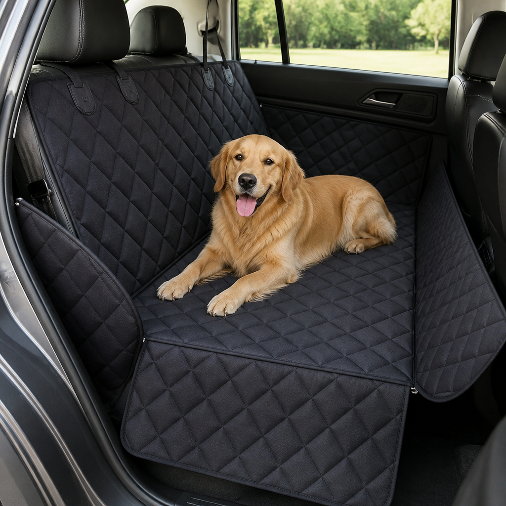 DogBedHouse Waterproof & Stain-Resistant Car Seat Cover (Universal Fit)