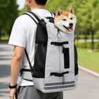 DogBedHouse Waterproof & Thickened Straps Dog Carrier Backpack (Medium Dogs)