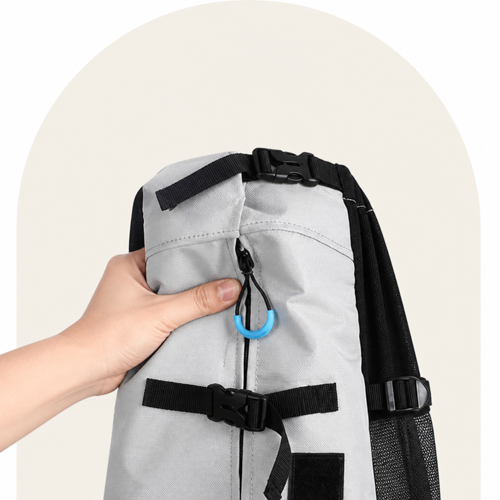 DogBedHouse Waterproof & Thickened Straps Dog Carrier Backpack (Medium Dogs)
