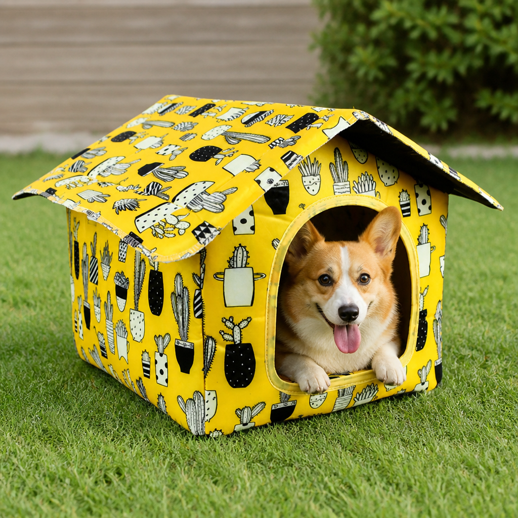 DogBedHouse Waterproof & Washable Foldable Pet House