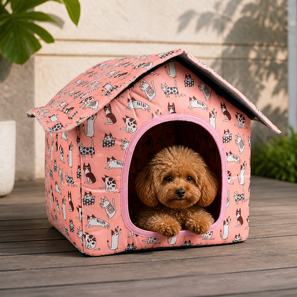 DogBedHouse Waterproof & Washable Foldable Pet House