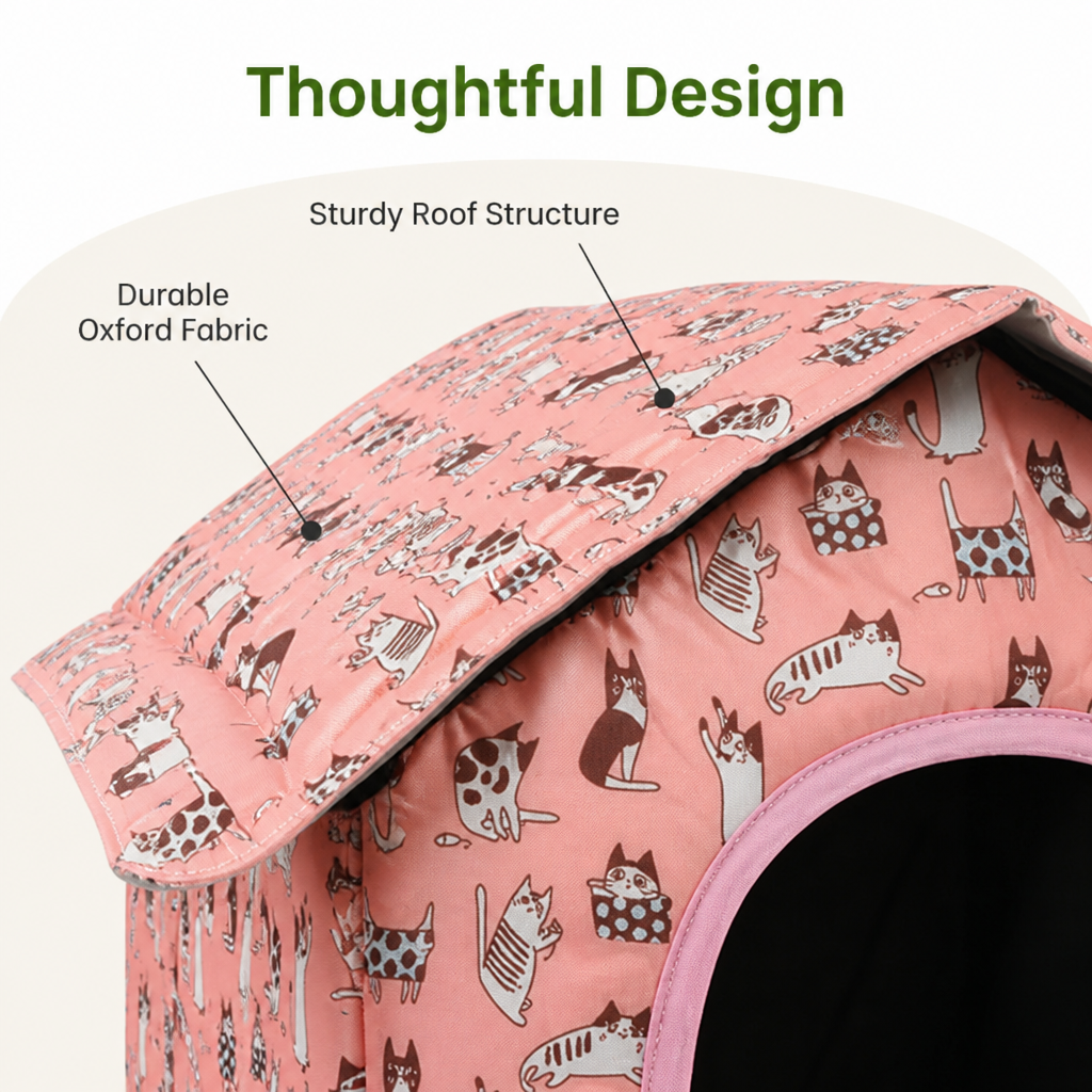 DogBedHouse Waterproof & Washable Foldable Pet House