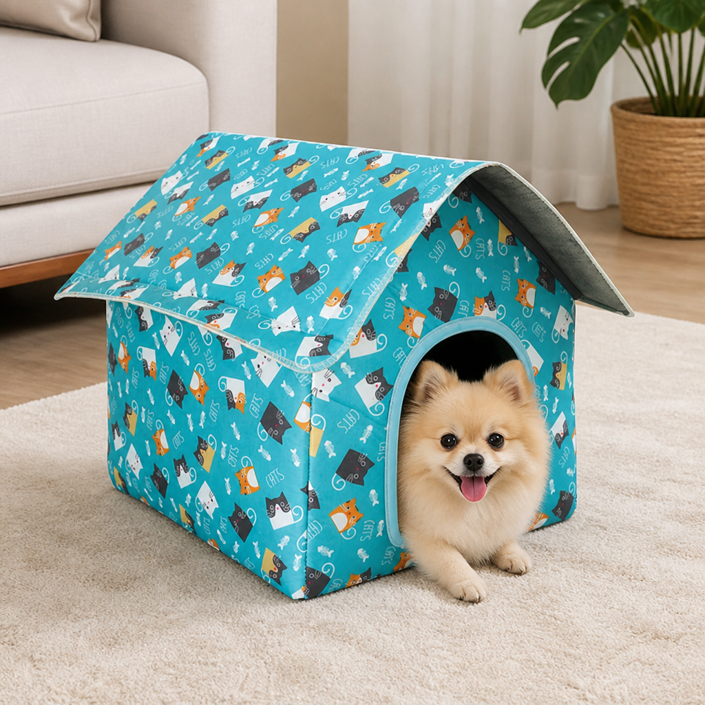 DogBedHouse Waterproof & Washable Foldable Pet House