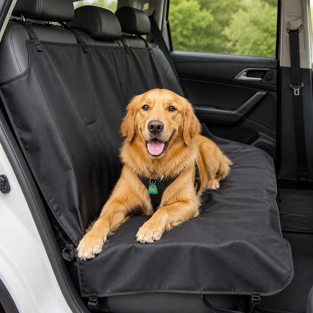 DogBedHouse Waterproof & Washable Non-Slip Car Seat Cover (Hammock)