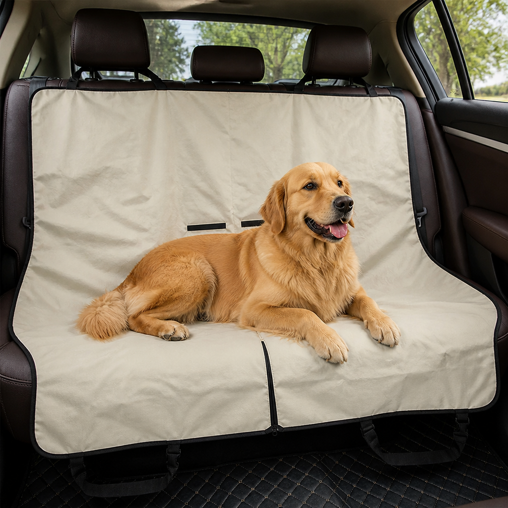 DogBedHouse Waterproof & Washable Non-Slip Car Seat Cover (Hammock)