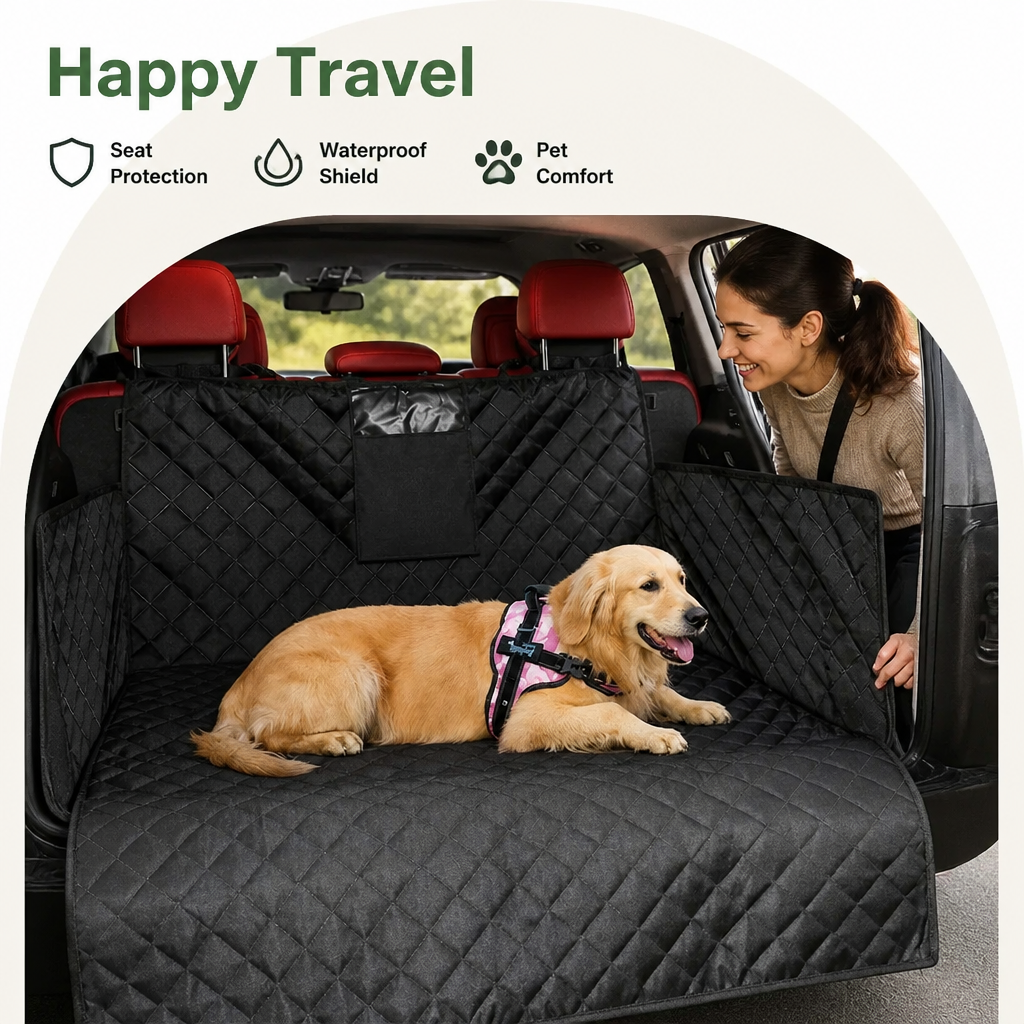 DogBedHouse Waterproof & Wear-Resistant Dog Car Seat Cover (Hammock)