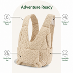 DogBedHouse Waterproof & Windproof Hands-Free Pet Carrier (Front Chest Backpack)
