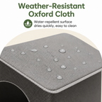 DogBedHouse Weather-Resistant Oxford Cloth Pet House (3 Sizes)