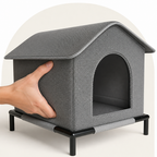 DogBedHouse Weather-Resistant Oxford Cloth Pet House (3 Sizes)