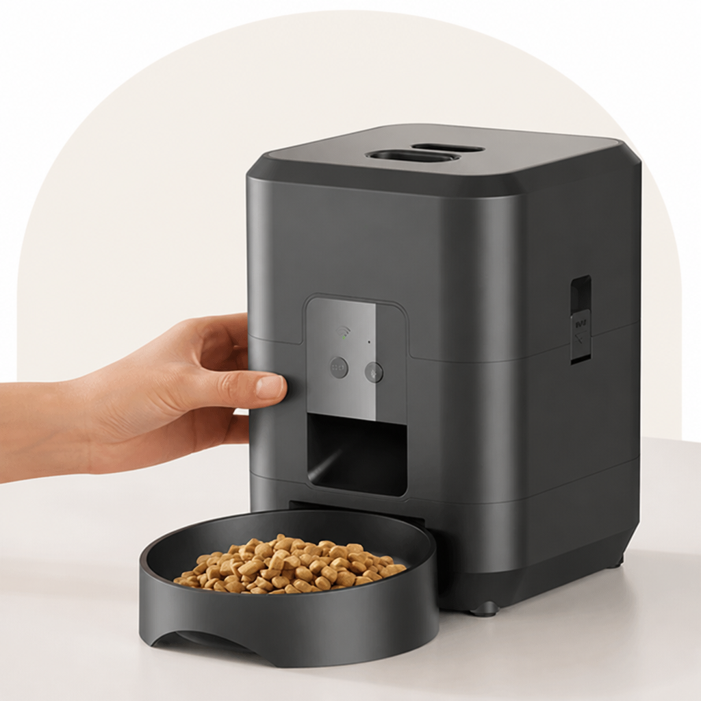 DogBedHouse Wi-Fi Smart & Dual Power Automatic Pet Feeder