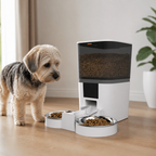 DogBedHouse WiFi App Control & Stainless Steel Bowl Pet Feeder