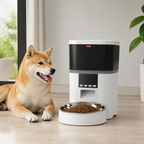 DogBedHouse WiFi App Control & Stainless Steel Bowl Pet Feeder