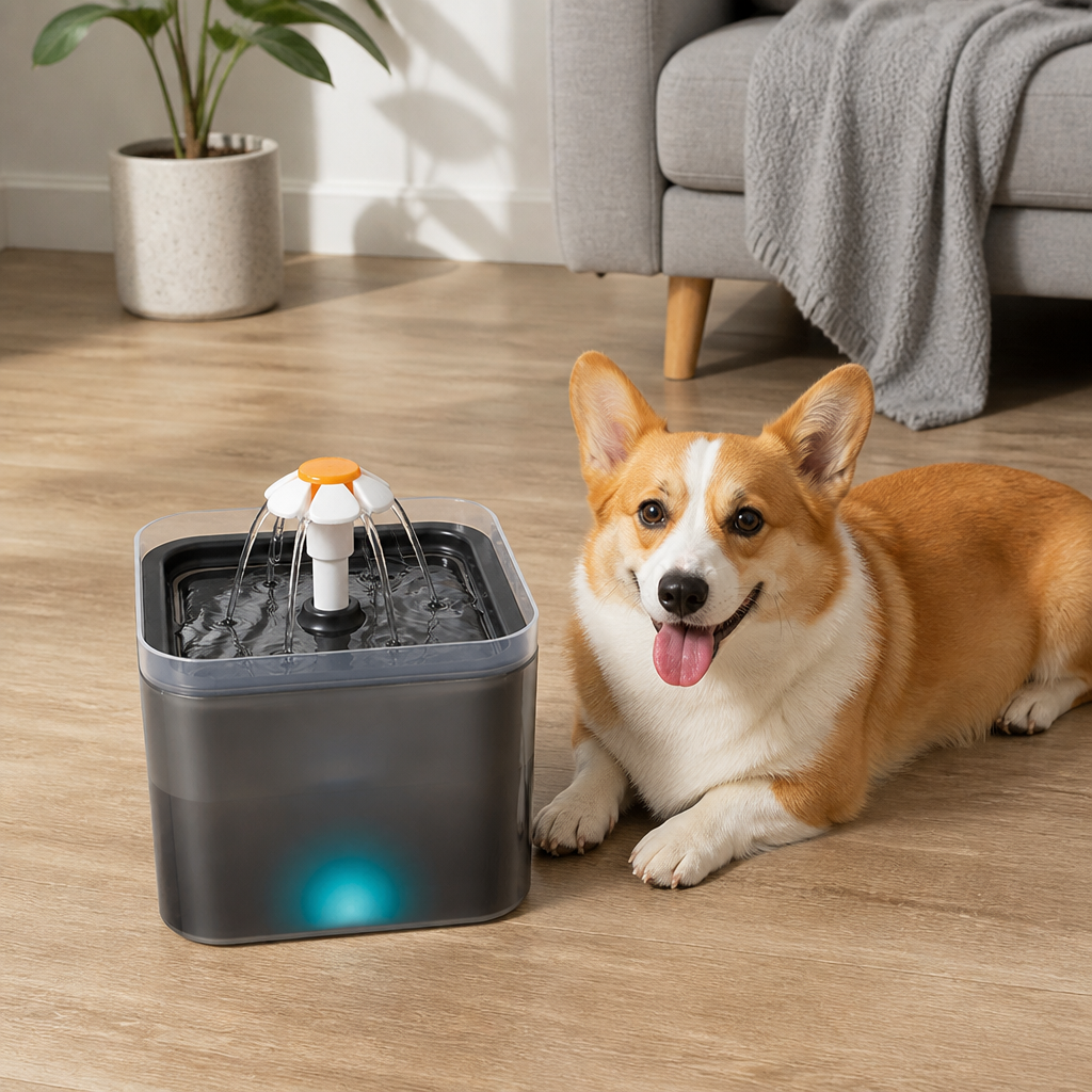 DogBedHouse WiFi App-Controlled & Portion-Control Automatic Pet Feeder (Removable Hopper)