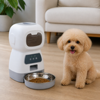 DogBedHouse WiFi App-Controlled & Portion-Control Automatic Pet Feeder (Removable Hopper)