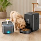 DogBedHouse WiFi App-Controlled & Portion-Control Automatic Pet Feeder (Removable Hopper)