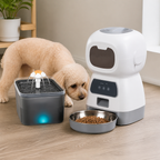 DogBedHouse WiFi App-Controlled & Portion-Control Automatic Pet Feeder (Removable Hopper)