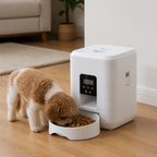 DogBedHouse WiFi App-Controlled & Portion-Control Automatic Pet Feeder (Removable Hopper)