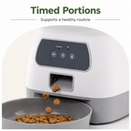 DogBedHouse WiFi App-Controlled & Portion-Control Automatic Pet Feeder (Removable Hopper)
