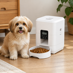 DogBedHouse WiFi App-Controlled & Portion-Control Automatic Pet Feeder (Removable Hopper)