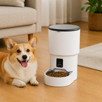 DogBedHouse WiFi App-Controlled & Portion Control Pet Feeder (4L Hopper)