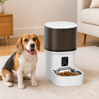 DogBedHouse WiFi App-Controlled & Portion Control Pet Feeder (4L Hopper)