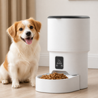 DogBedHouse WiFi App-Controlled & Portion Control Pet Feeder (4L Hopper)