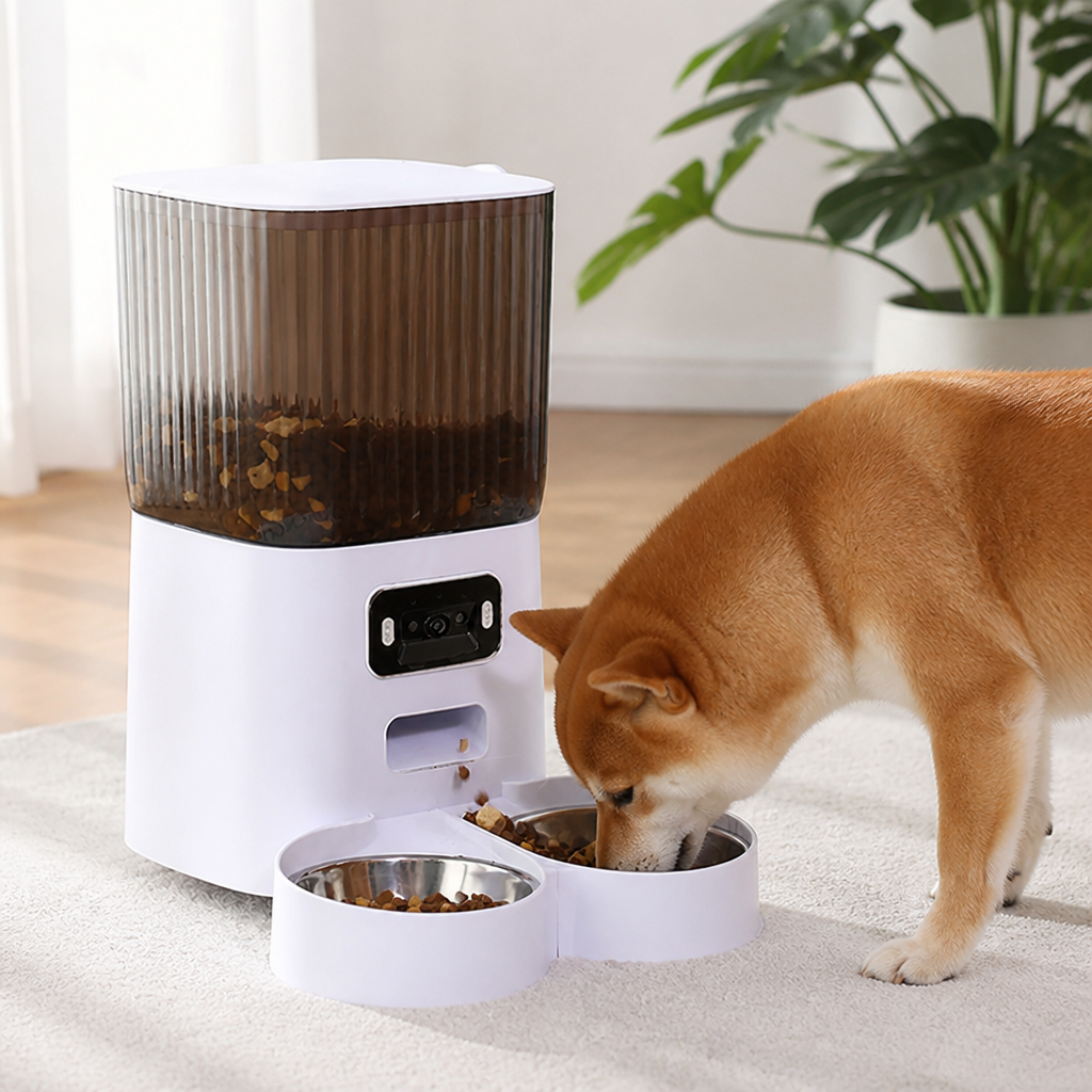 DogBedHouse WiFi & Camera Automatic Pet Feeder (5L Hopper)