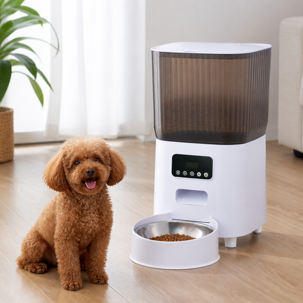 DogBedHouse WiFi & Camera Automatic Pet Feeder (5L Hopper)