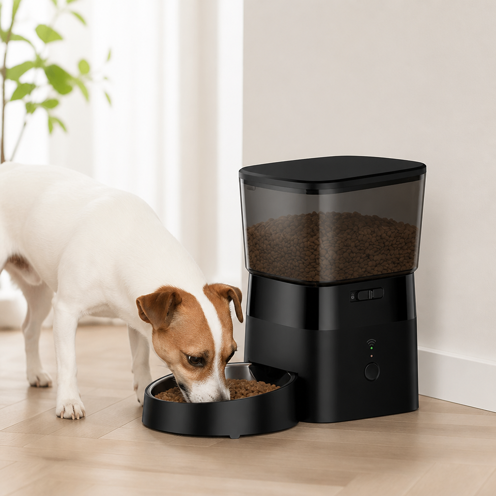 DogBedHouse WiFi Remote & Portion Control Automatic Dog Feeder