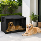 DogBedHouse Windproof Oxford & Mesh Windows Crate Cover (Fits 36-Inch Crates)