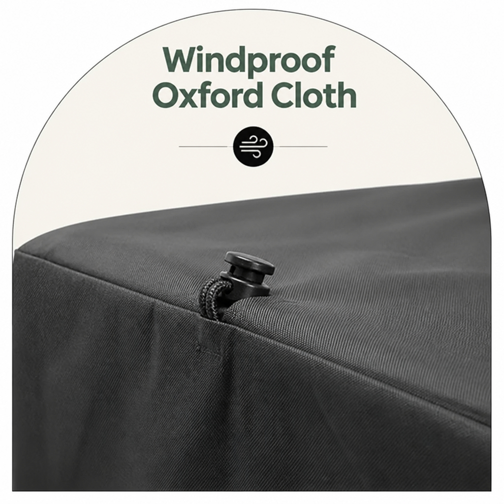 DogBedHouse Windproof Oxford & Mesh Windows Crate Cover (Fits 36-Inch Crates)