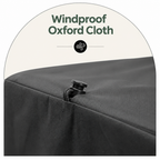 DogBedHouse Windproof Oxford & Mesh Windows Crate Cover (Fits 36-Inch Crates)