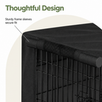 DogBedHouse Windproof Oxford & Mesh Windows Crate Cover (Fits 36-Inch Crates)