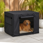 DogBedHouse Windproof Oxford & Mesh Windows Crate Cover (Fits 36-Inch Crates)