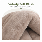DogBedHouse Winter Warm Plush & Washable Cat & Small Dog Bed
