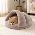 DogBedHouse Winter Warm Plush & Washable Cat & Small Dog Bed