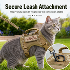 Escape-Resistant Adjustable Breathable Mesh Cat Harness (Vest-Style)