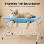 Foldable Elevated Breathable Mesh Pet Grooming Rack (Supports 44 lb)