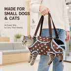 Four-Leg Breathable Mesh Pet Carrier (Detachable Strap)