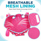 Four-Leg Breathable Mesh Pet Carrier (Detachable Strap)