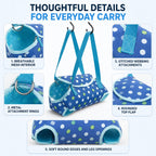 Four-Leg Breathable Mesh Pet Carrier (Detachable Strap)
