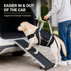 Full-Body Adjustable Padded Mesh Dog Lift Harness