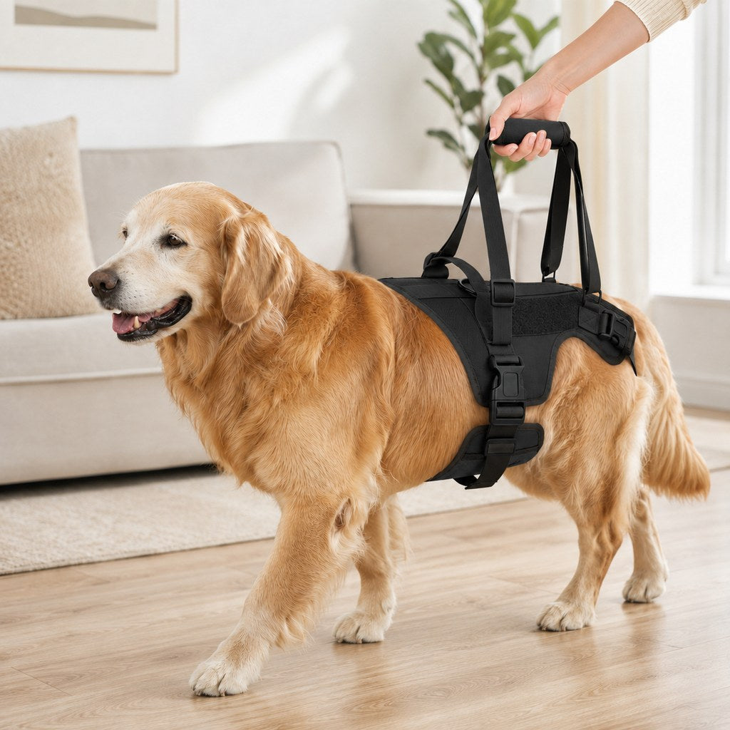 Full-Body Padded Dog Mobility Harness (Adjustable Lift Straps)