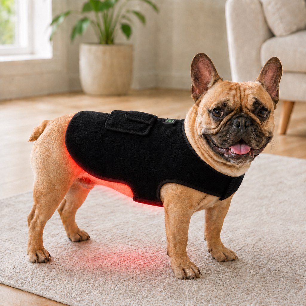 Hands-Free Red & Near-Infrared Vest (For French Bulldogs)