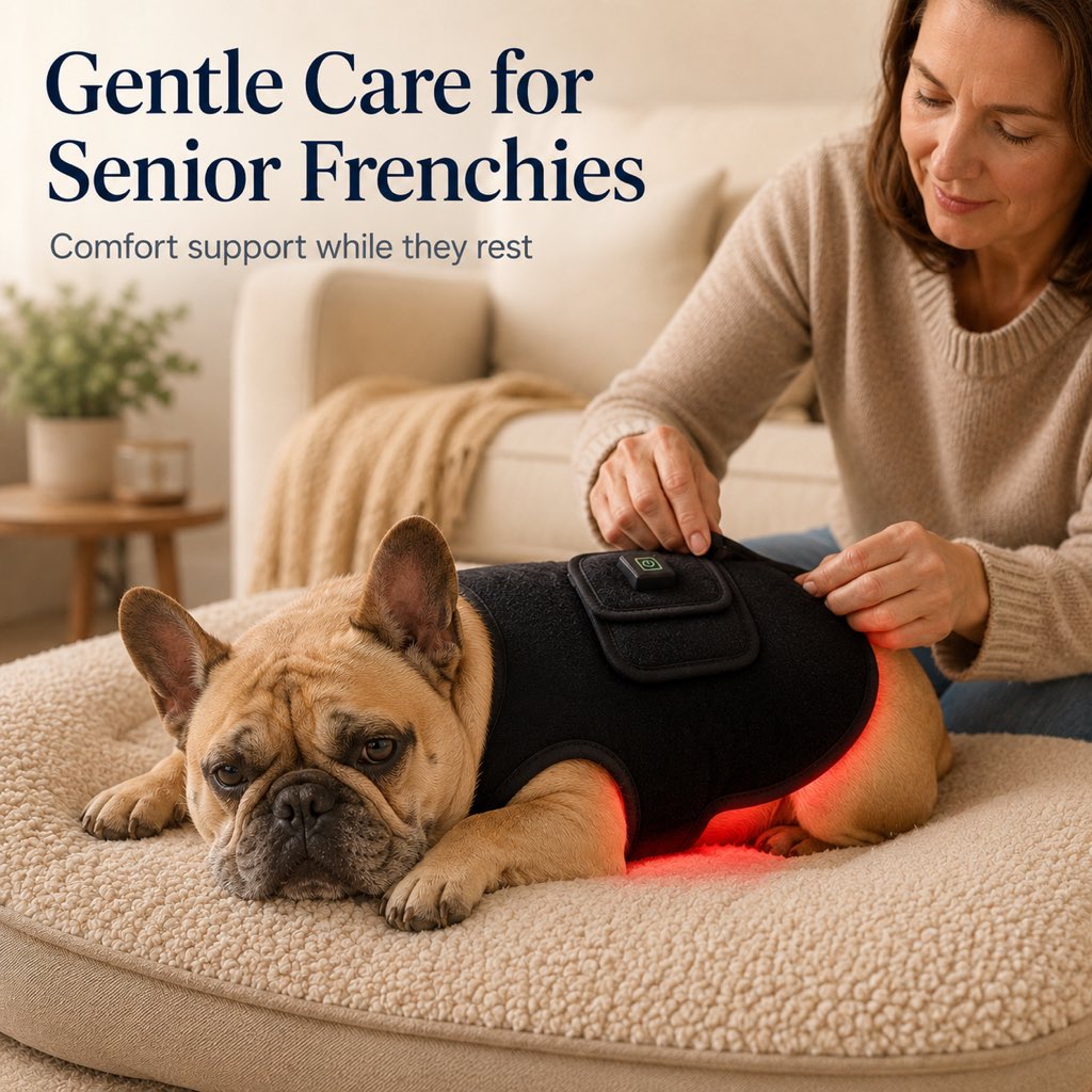 Hands-Free Red & Near-Infrared Vest (For French Bulldogs)