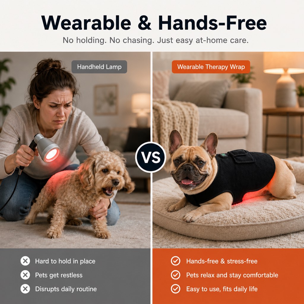 Hands-Free Red & Near-Infrared Vest (For French Bulldogs)