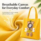 Head-Out Breathable Canvas Pet Carrier Tote (Foldable)