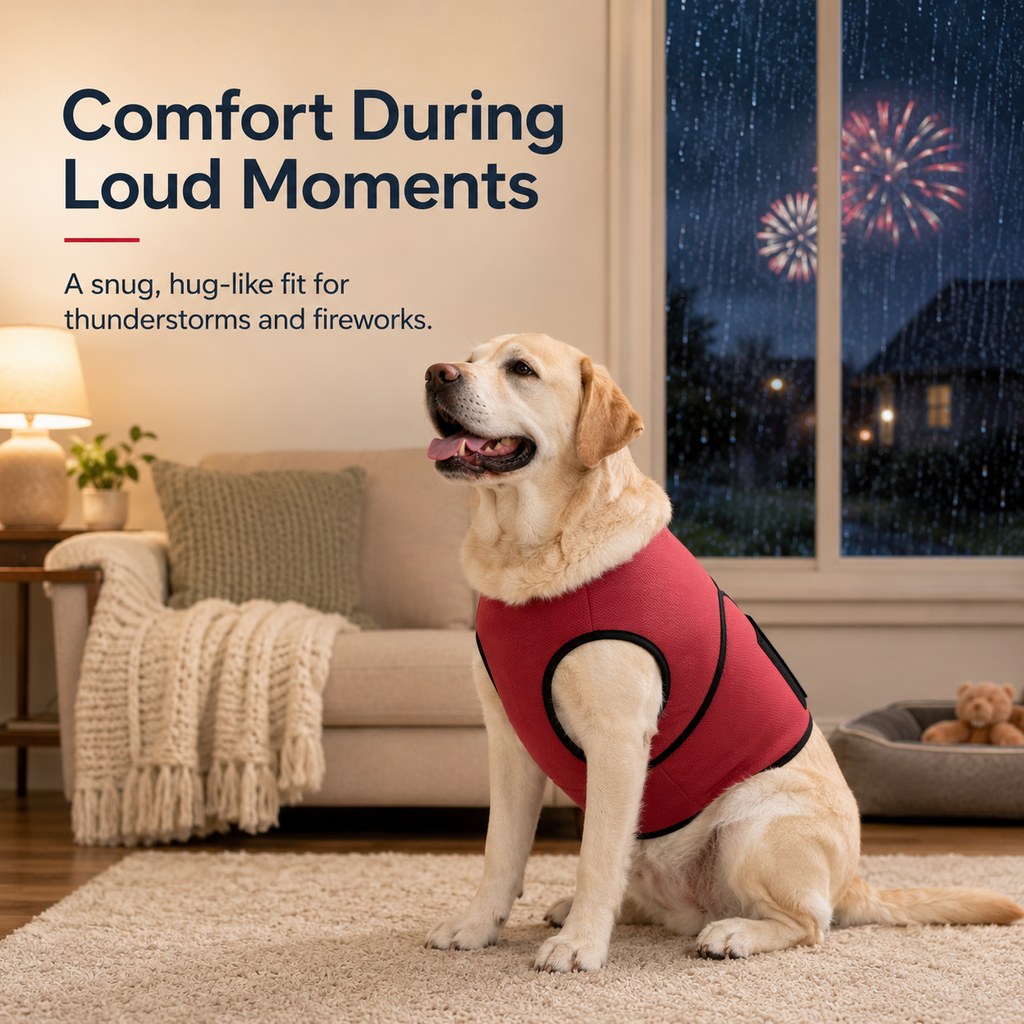 Hug-Like Adjustable Breathable Dog Comfort Wrap Vest
