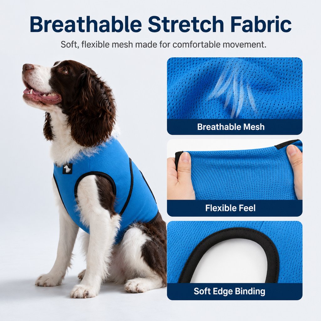 Hug-Like Adjustable Breathable Dog Comfort Wrap Vest